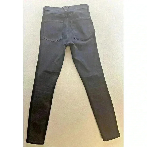 Veronica Beard Debbie Ankle Skinny High Rise Jeans 24 Stretch Button Fly Indigo - Picture 4 of 14